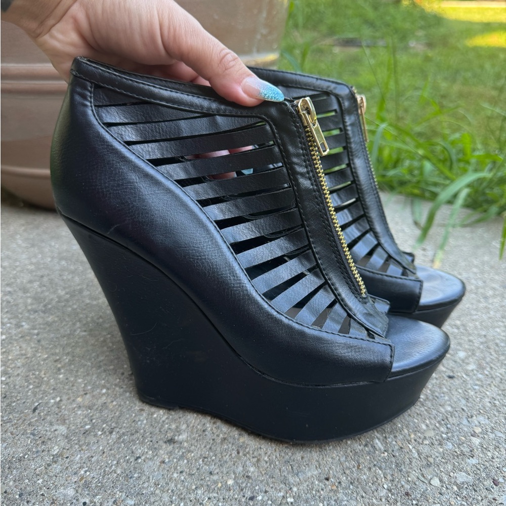 JustFab wedges